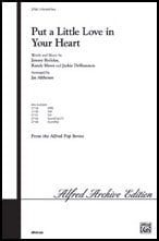 Put a Little Love in Your Heart Two-Part choral sheet music cover Thumbnail